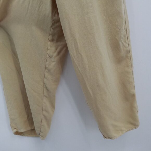 RVCA Jumpsuit Women S Beige Boho Utilitarian Cottagecore Rustic Earthy Gardening - Picture 5 of 16